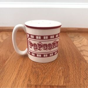 🍿 Williams-Sonoma Ceramic Popcorn Seasoning Shaker – Red & White – Never used